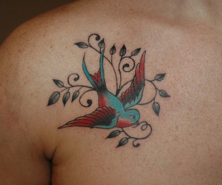 small bird tattoo. Travel Tattoos